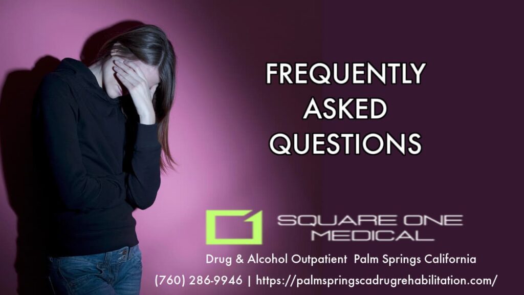 image stating FAQs Comprehensive Addiction Treatment Services